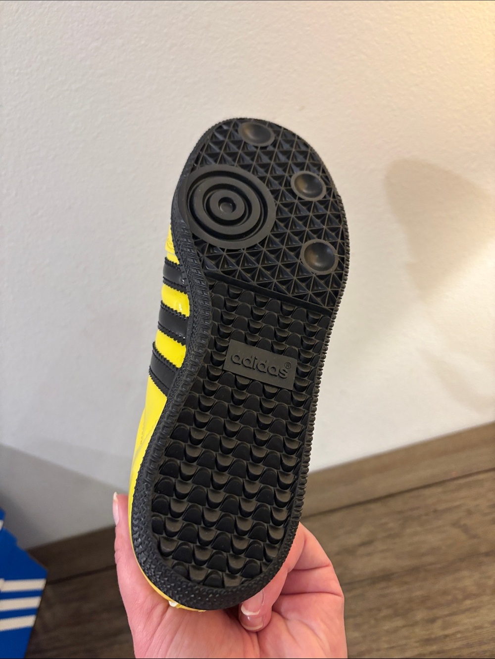 NIB [adidas] Samba Originals OG Sneakers Shoes Yellow/Black Women’s 5/5.5 Y4/4.5 - Picture 13 of 16